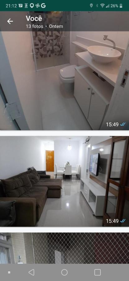 Apartamento Pe Na Areia Гуаружа Екстериор снимка
